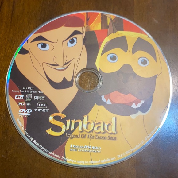 DVD: Sinbad. Legend of the Seven Seas. - Picture 1 of 2